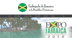 Desktop Screenshot of embajadadejamaica-rd.com