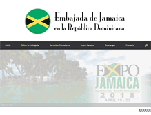 Tablet Screenshot of embajadadejamaica-rd.com